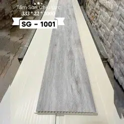 Sàn Nhựa Chịu Lực Màu xám vân gỗ - SG-1001