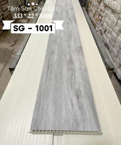 Sàn Nhựa Chịu Lực Màu xám vân gỗ - SG-1001