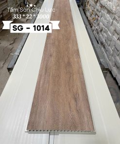 Sàn Nhựa Chịu Lực Màu nâu vân gỗ - SG-1014