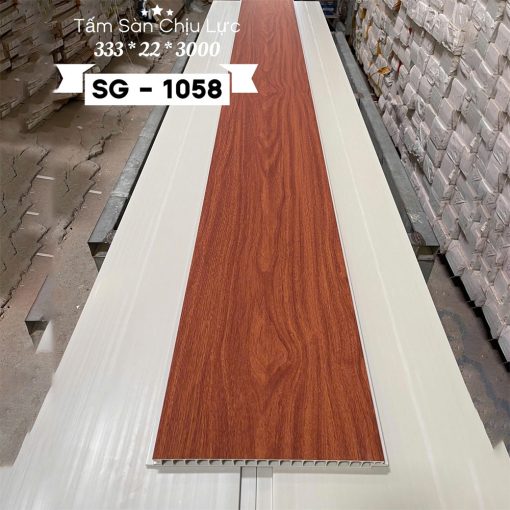 Sàn Nhựa Chịu Lực Màu gỗ đỏ - SG-1058